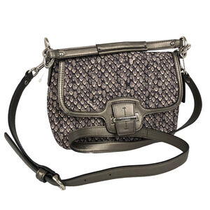 NWOT COACH Taylor Snake Print Flap Gunmetal Trim Crossbody Hand Bag F26036